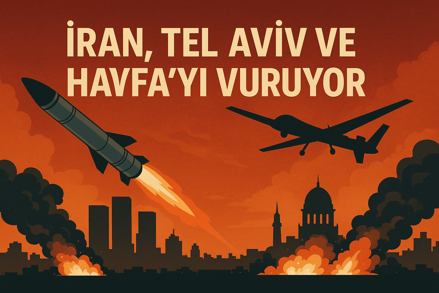 İran’dan Tel Aviv ve Hayfa’ya Yeni Saldırı Dalgası: Gerilim Tırmanıyor