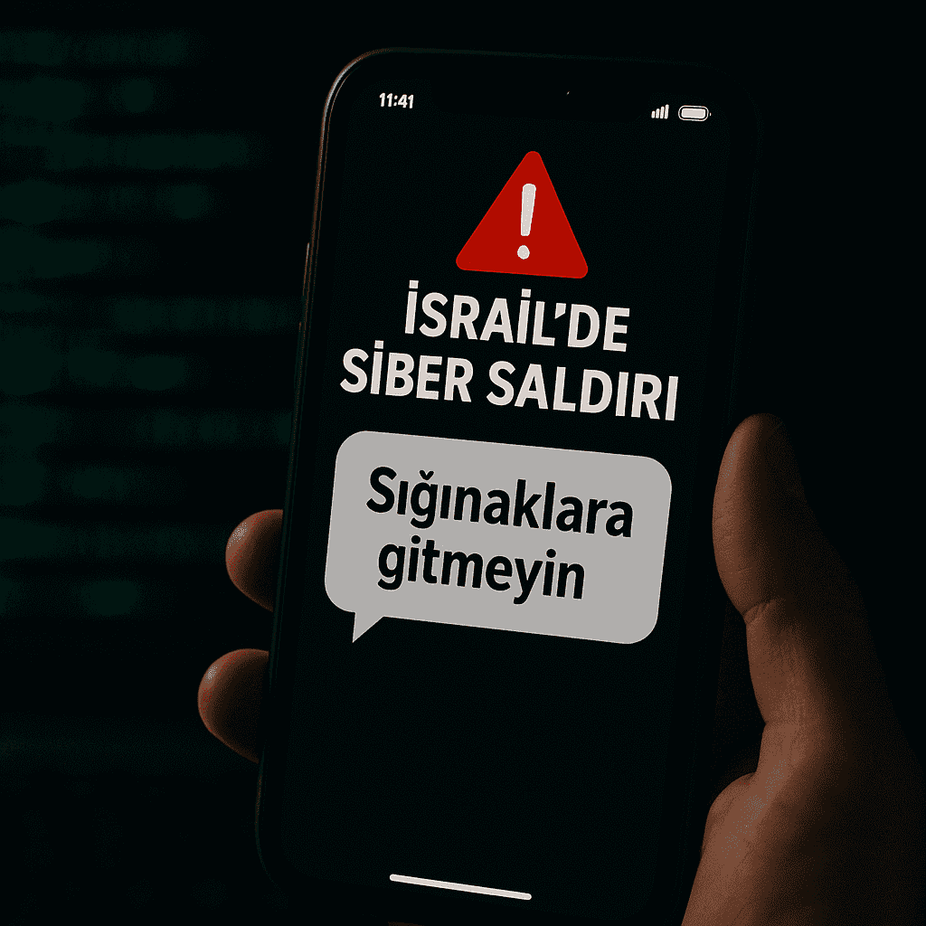 İsrail’de Siber Alarm: Sahte Mesajlarla Halk Sığınaklardan Uzaklaştırılmak İstendi